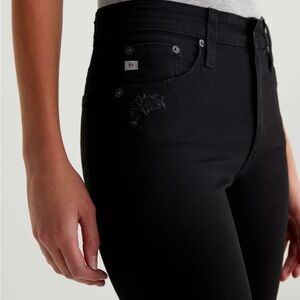Ag Adriano Goldschmied Black Skinny Jeans